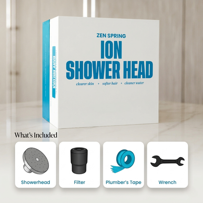 Zen Spring Ion Shower Head