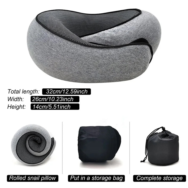 Premium Memory Foam Travel Neck Pillow