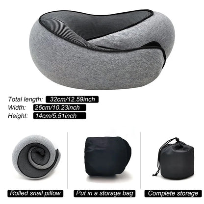 Premium Memory Foam Travel Neck Pillow