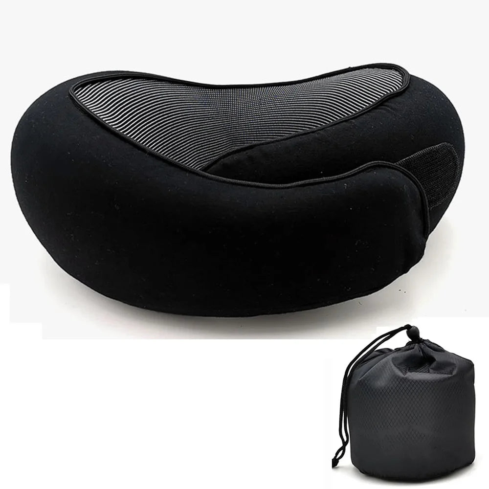 Premium Memory Foam Travel Neck Pillow
