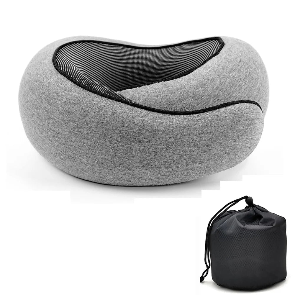 Premium Memory Foam Travel Neck Pillow