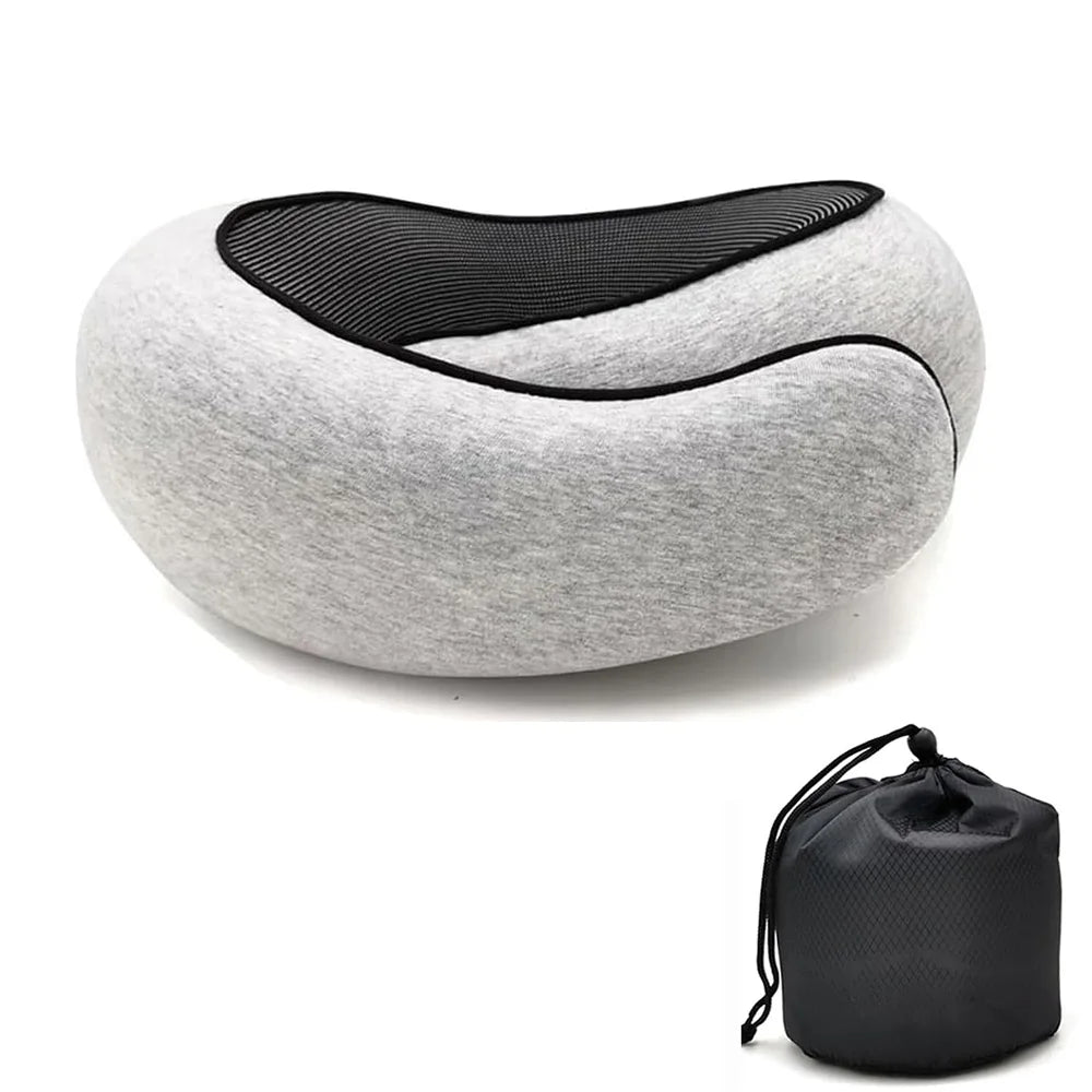 Premium Memory Foam Travel Neck Pillow